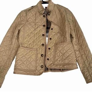 Burberry Quilted Beige Utility Jacket